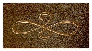DSC700 601 BZ SH BR Bronze Scroll Shimmer Brown Background